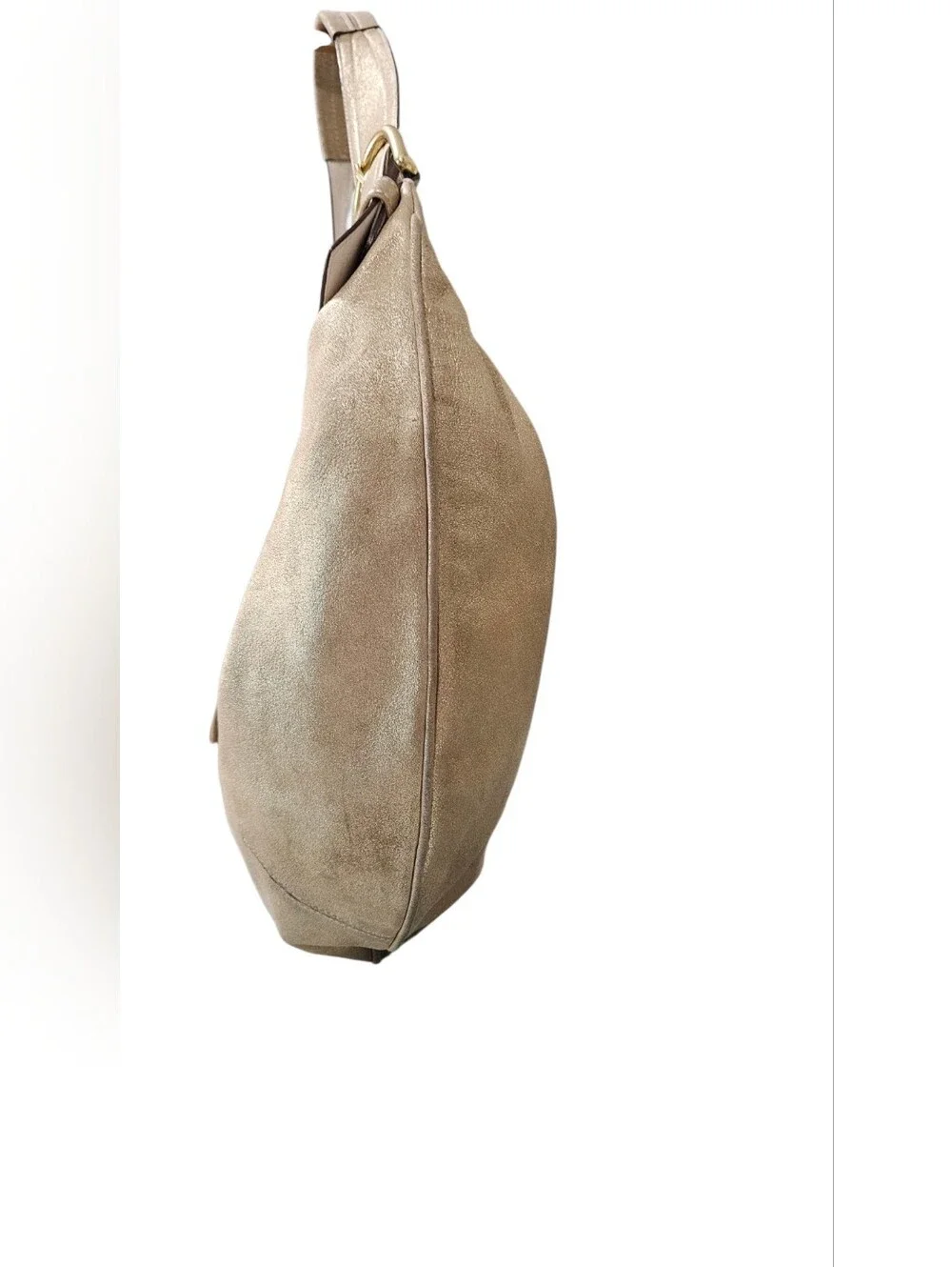 Coach Soho 2005 Limited Edition Metallic Goat Suede Hobo W/Legacy Kisslock